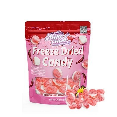 Spicy Strawberry Flavor Freeze Dried Candy