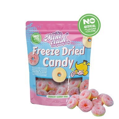 Freeze Dried Crunchy Peach Rings (Natural Color)