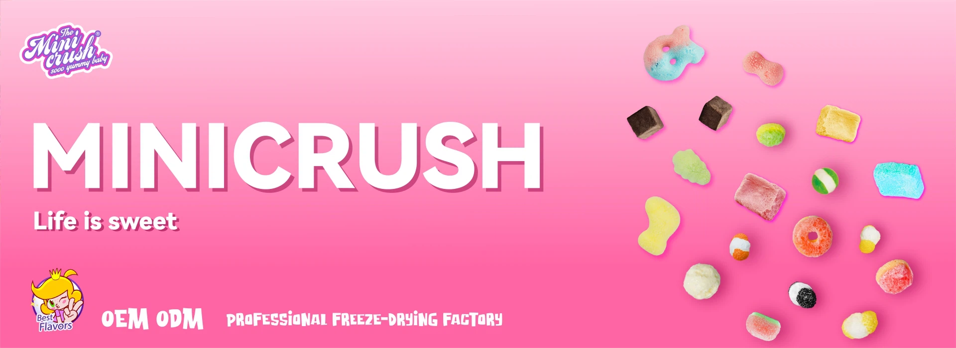 sour freeze dried candy