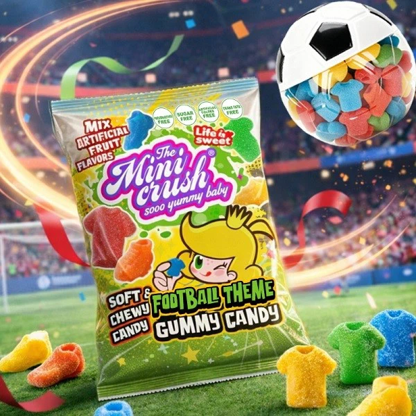 Football-Themed Gummy Candy
